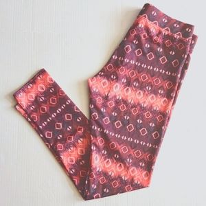 American eagle pink western leggings